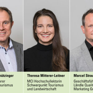 Portraitfotos Von Christian Schützinger, Theresa Mitterer-Leitner Und Marcel Strauß | Foto: Weissengruber & Partner