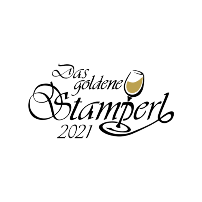 Das Logo für die Auszeichnung "Das goldene Stamperl 2021"