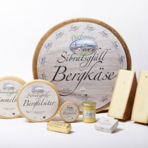 Verschiedene Produkte Der Dorfsennerei Sibratsgfäll
