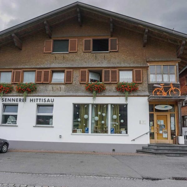 Das Gebäude der Sennerei Hittisau