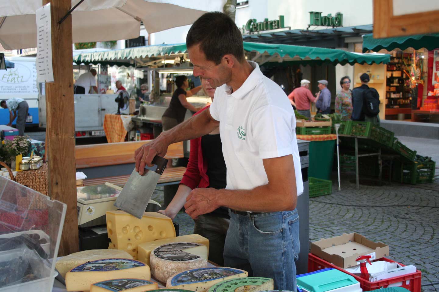 Franz Giselbrecht Auf Dem Wochenmarkt