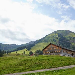 Alpe Gemeine Brongen – Ein Blick Auf Die Alphütte – Foto: Pallinger