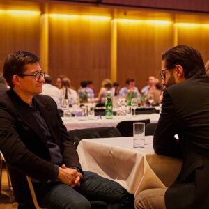 Philipp Frank Mit Joachim Kresser Im Gespräch – Ländle Gala 2023 – Foto Christoph Pallinger