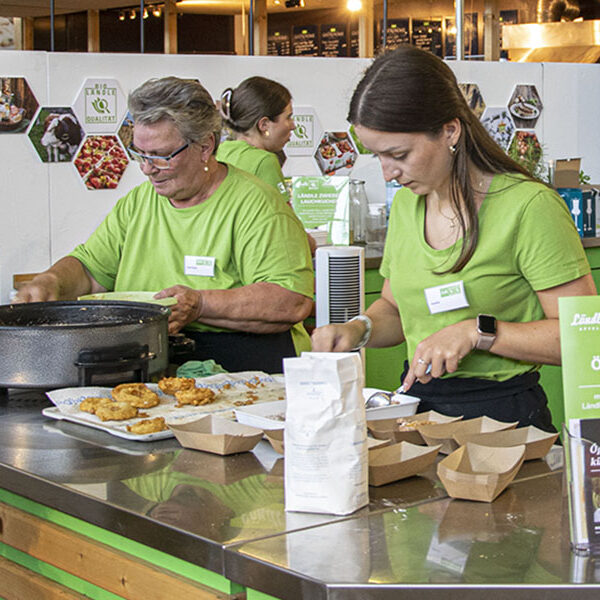 Schaukochen in der Halle 4 der Herbstmesse Dornbirn