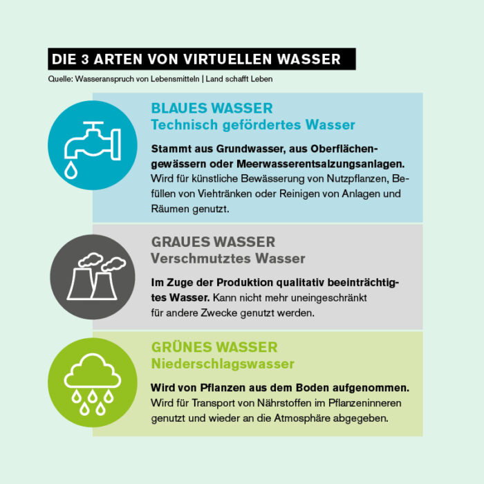 Grafik Virtuelles Wasser