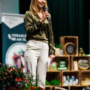 Vorarlberg Am Teller Auszeichnung 2025 – Moderatorin Kerstin Polzer © Land Vorarlberg | Bernd Hofmeister