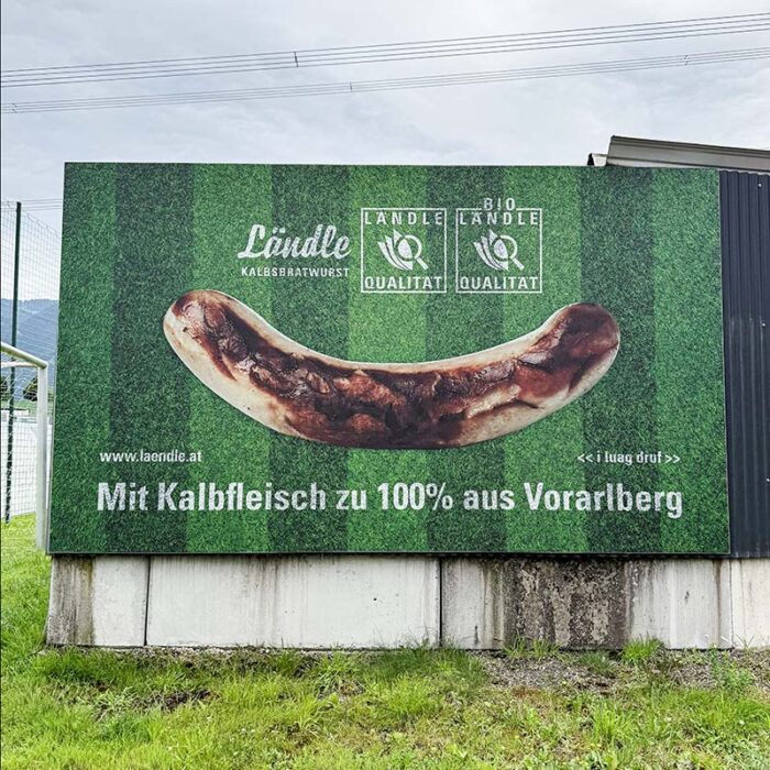 Ländle Kalbsbratwurst Transparent SCR Altach