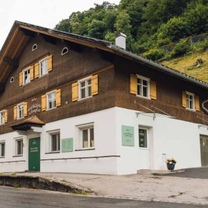 Außenansicht Der Weichkäserei Schnepfau (Foto: Manuelpaul)