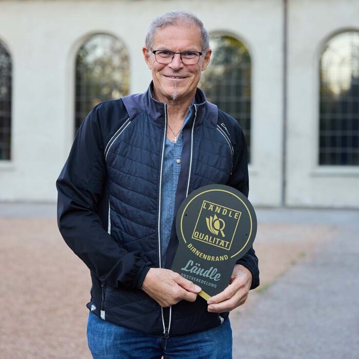 Landesprämierung 2026 - Neuer Ländle Gütesiegelpartner Peter Marlin (Fotograf: Pallinger) Landesprämierung 2026 - Neuer Ländle Gütesiegelpartner Peter Marlin (Fotograf: Pallinger)