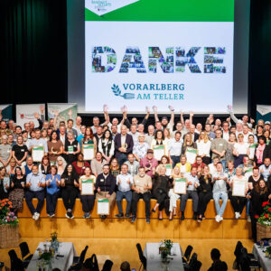 Vorarlberg Am Teller Auszeichnung 2026, Gruppenbild – © Land Vorarlberg | Bernd Hofmeister