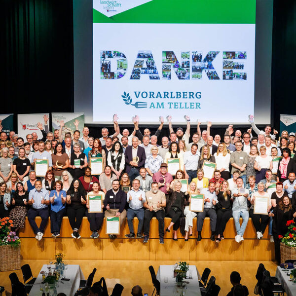 Vorarlberg am Teller Auszeichnung 2026, Sonderauszeichnung Bildungscampus Vandans - © Land Vorarlberg | Bernd Hofmeister