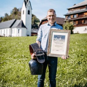 Richard Flatz, Alpenkäse Bregenzerwald – Käseprämierung Schwarzenberg 2026 ©Kristina Becker
